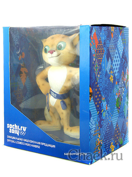 Сувенир из полистоуна "Талисман Леопард", 16,5 см