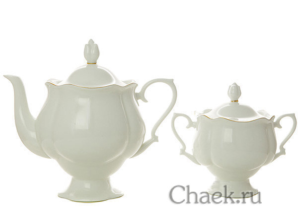 Сервиз чайный ЛФЗ Наташа Золотая лента
