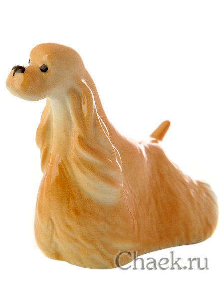 Скульптура Кокер-спаниель Императорский фарфоровый завод