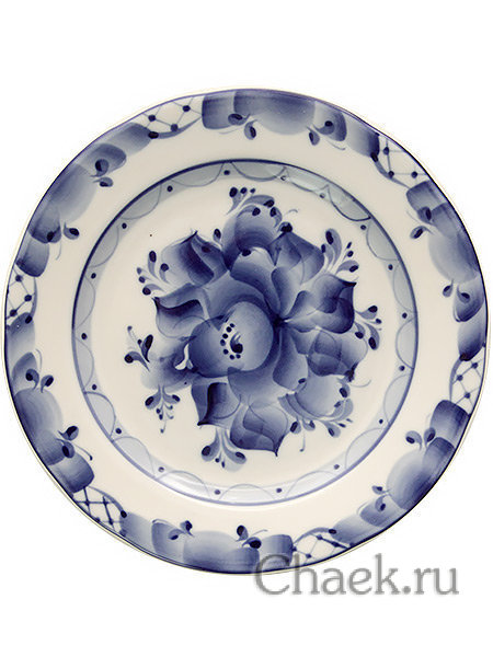 3-х предметный чайный набор Гжель "Катерина" 3-х предметный чайный набор Гжель "Катерина"