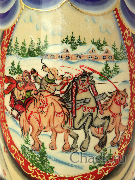 Матрешка "Тройка", серия "Сказки", арт. 174