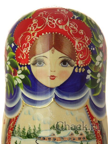 Матрешка "Тройка", серия "Сказки", арт. 174