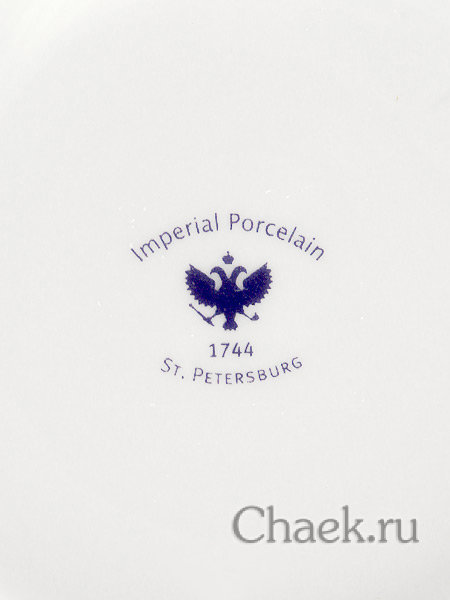 Сахарница форма Лучистая рисунок Белоснежка Императорский фарфоровый завод