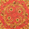 Платок шелковый (атлас) "Хохломские узоры" 1499-3, 89х89 см