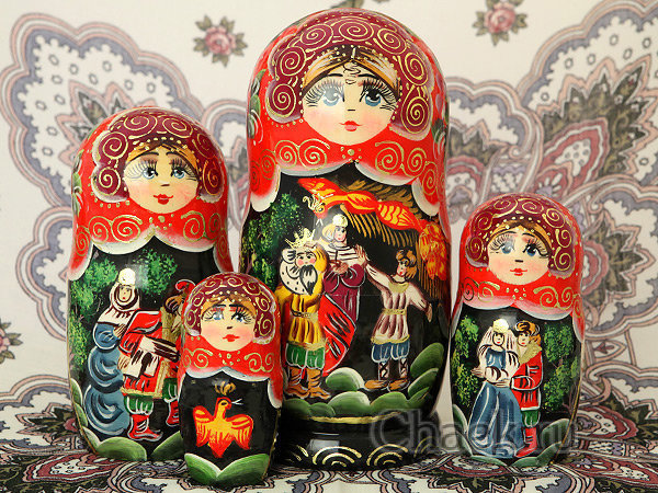 Матрешка "Жар-птица", серия "Сказки", арт. 7564