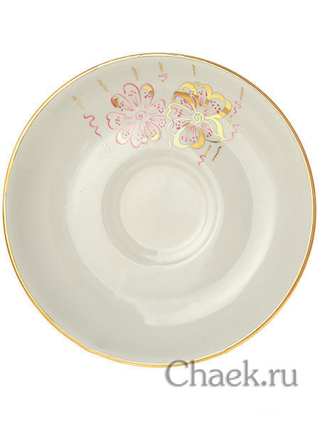 Чайный сервиз Мария Цветы солнца 6/14 Добрушский фарфоровый завод