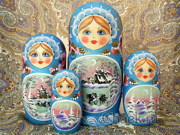 Матрешка "Зима", арт. 119