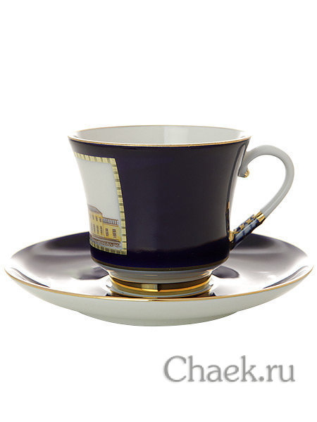 Сервиз чайный форма Банкетная рисунок Классика Петербурга 6/20 Императорский фарфоровый завод