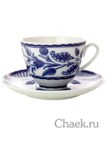 Сервиз чайный форма Весенняя рисунок В сторону востока 6/20 Императорский фарфоровый завод