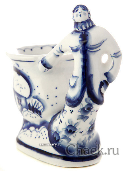 Бокал Гжель "Мороз "Марфа"