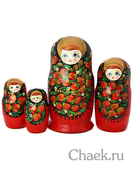 Матрешка "Хохлома классическая", арт. 1515