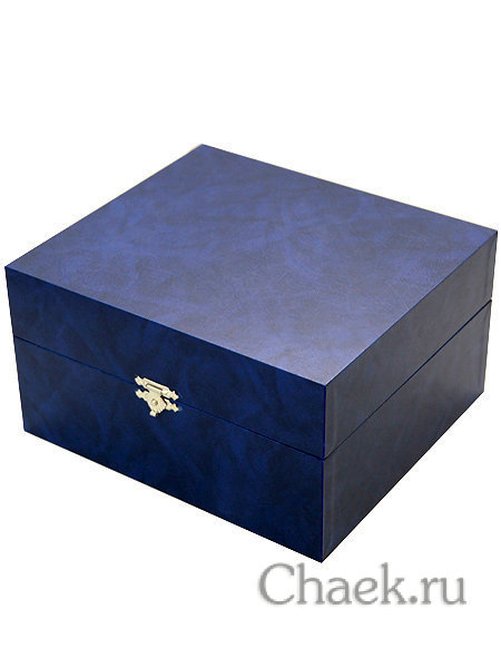 Подарочный футляр для подстаканника и ложки с замочком