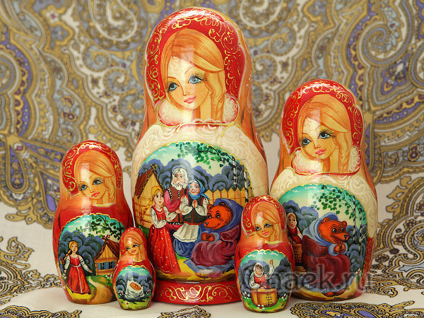 Матрешка "Золотая Русь", арт. 551