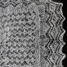 Оренбургский ажурный платок ручной работы, арт. ШП0007, 125х125