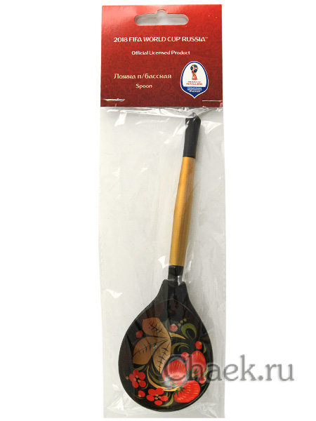 Сувенирная ложка "FIFA" Хохлома