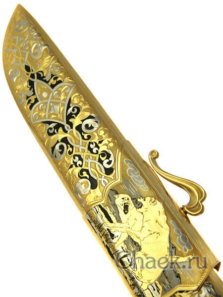 Нож "Вавилон (Волчья стая)" Златоуст