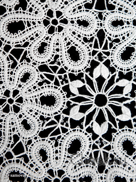 Кружевная салфетка с Вологодским кружевом арт. 6нхп-241