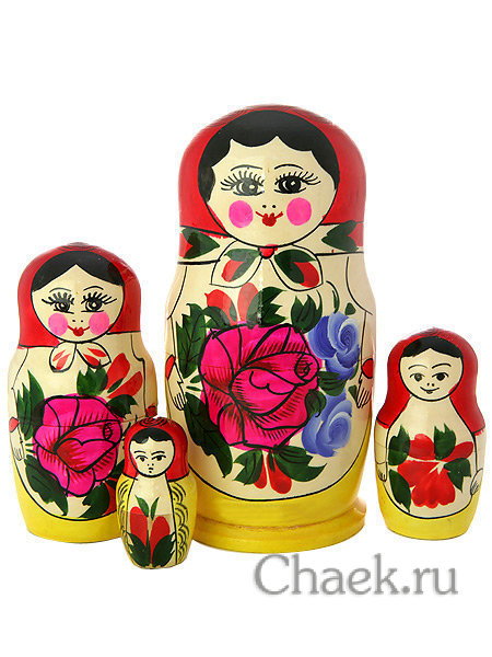 Матрешка "Хохлома семеновская", арт. 547