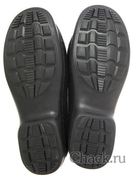 Мужские валенки крашеные на подошве с вышивкой артикул 212В-10