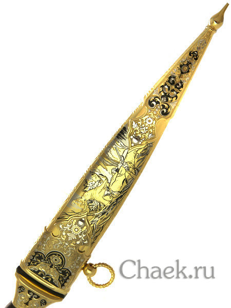 Нож "Фокс Сезон охоты" в подарочном футляре Златоуст