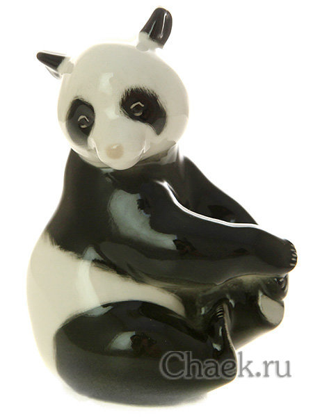 Скульптура медведь бамбуковый, Императорский фарфоровый завод