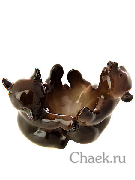 Скульптура Мишки-подставка Императорский фарфоровый завод Скульптура Мишки-подставка Императорский фарфоровый завод