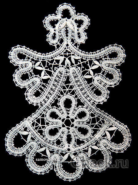 Кружевной сувенир "Матрешка" арт. 6нхп-159