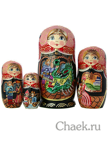 Матрешка "Илья Муромец", серия "Сказки", арт. 724