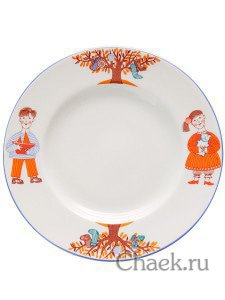 4-x предметный детский чайный комплект форма Молодежная рисунок Чудо-дерево Императорский фарфоровый завод 4-x предметный детский чайный комплект форма Молодежная рисунок Чудо-дерево Императорский фарфоровый завод