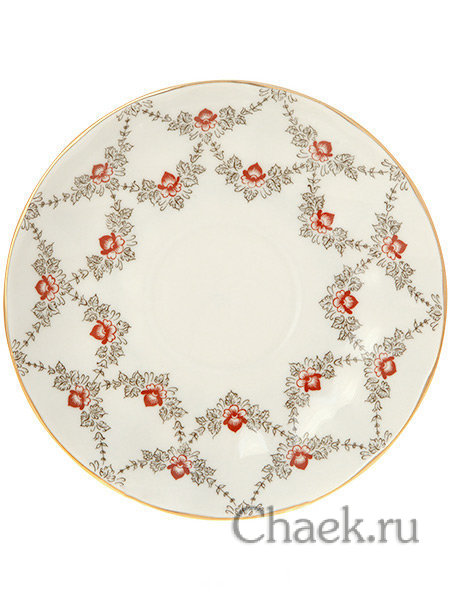 Сервиз чайный форма Тюльпан рисунок Гирлянды 6/22 ИФЗ