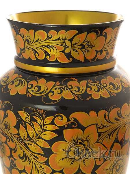 Ваза хохлома "Кудрина царская", 300х170 арт. 04190300170