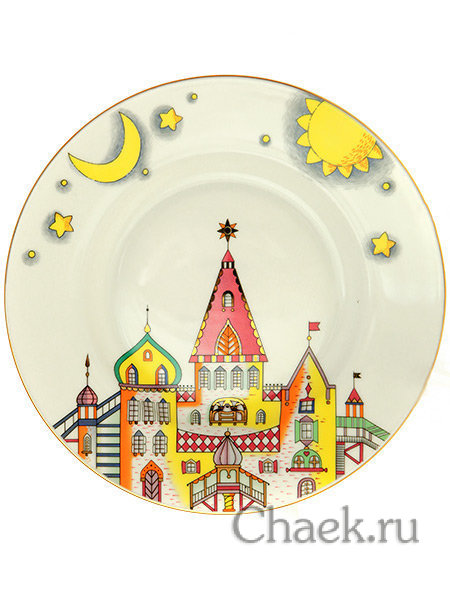 Комплект кофейный форма Майская рисунок Балет Конек-Горбунок Императорский фарфоровый завод