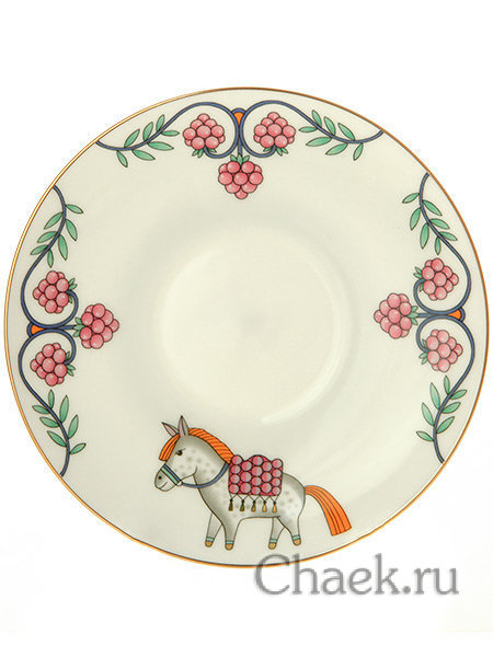 Комплект кофейный форма Майская рисунок Балет Конек-Горбунок Императорский фарфоровый завод