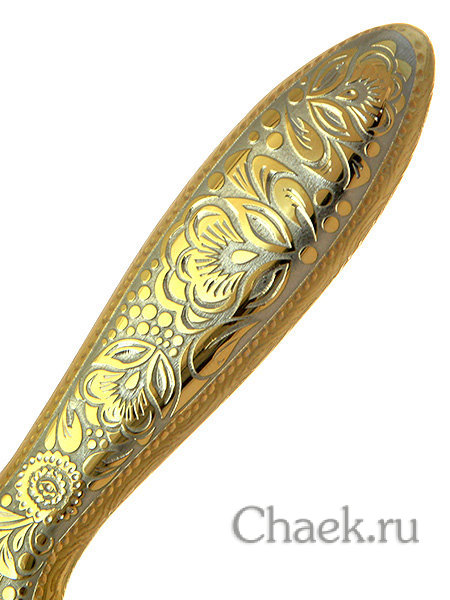 Расческа с гравюрой Златоуст "Цветы" арт.1 в подарочном футляре из дерева Расческа с гравюрой Златоуст "Цветы" арт.1 в подарочном футляре из дерева