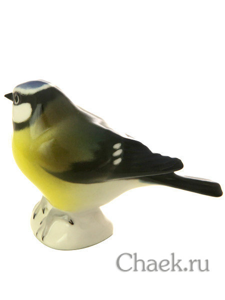 Скульптура Синица Лазоревка Императорский фарфоровый завод