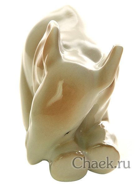 Скульптура слоненок спящий, Императорский фарфор
