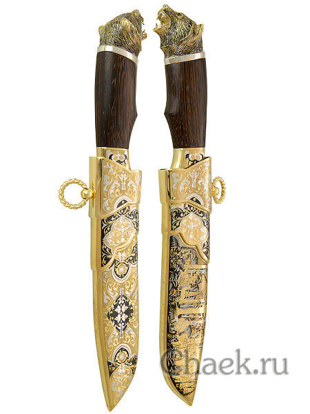 Сувенирный нож "Тайга (Лесная поляна)", Златоуст