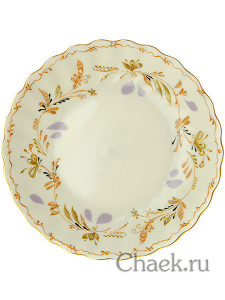 Кофейная пара форма Витая рисунок Карелия Императорский фарфоровый завод