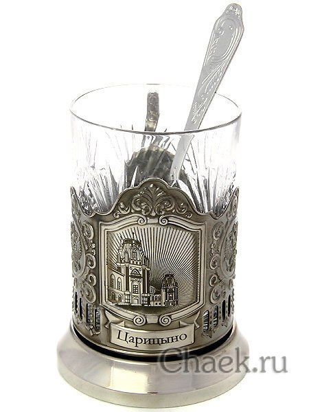 Набор для чая с подстаканником Кольчугино "Усадьбы Москвы. Царицыно"