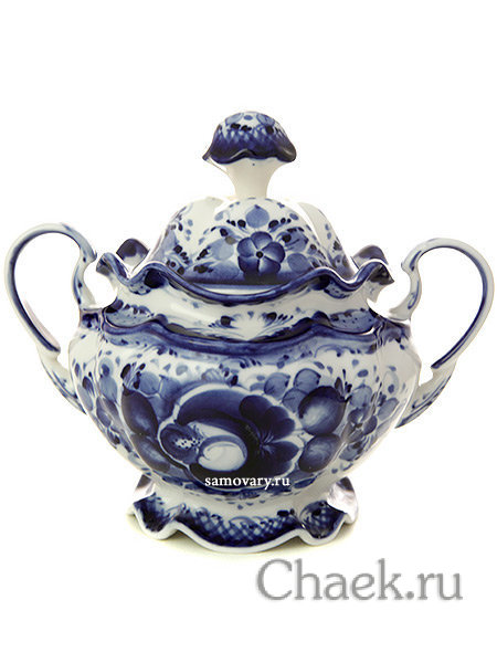Набор для чая на 6 персон Гжель "Нежное утро"