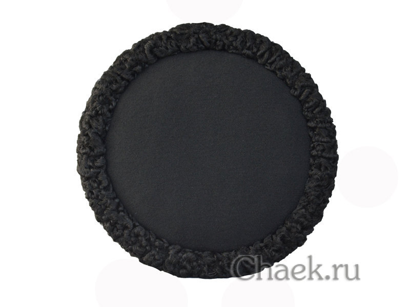 Кубанка станично-бытовая натуральный черный каракуль (черный суконный верх)